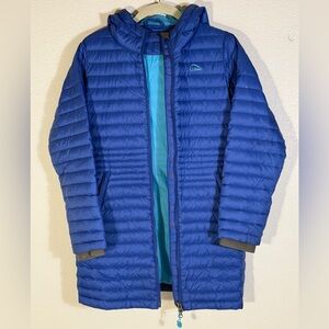 L.L. Bean kids warm winter coat Blue Quilted down Jacket